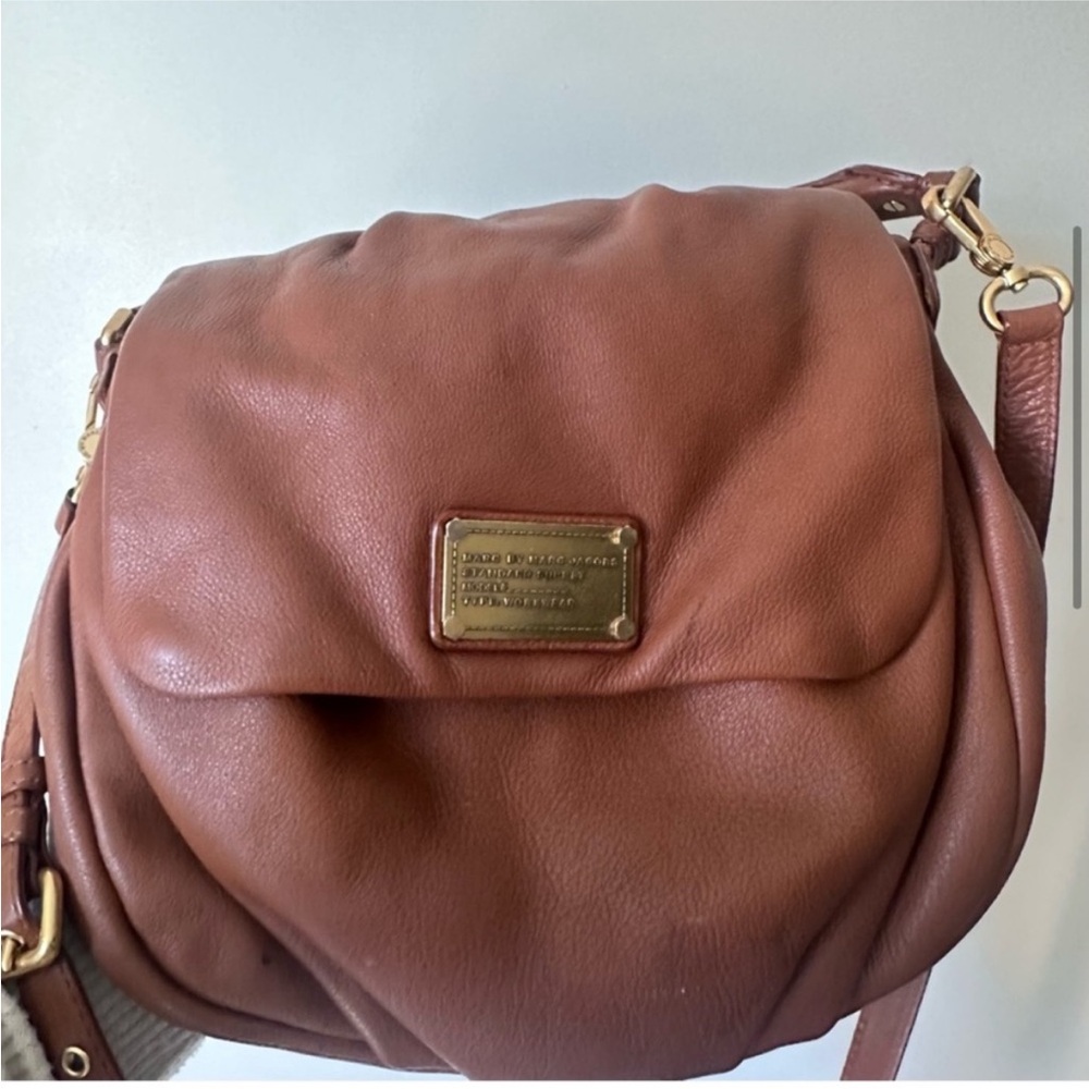 Marc Jacobs Brown Leather Hobo Bag